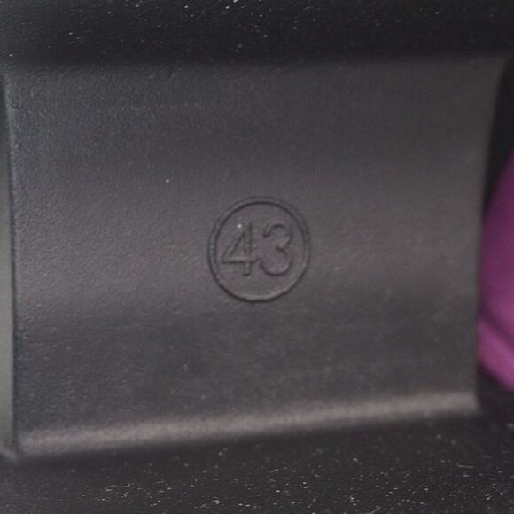 Unbranded Square Toe Chunky Heel Platform Oxfords Purple Women's 10 (CN43) - Picture 9 of 11